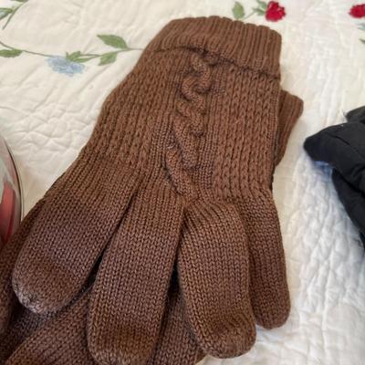 Various Gloves and Tin