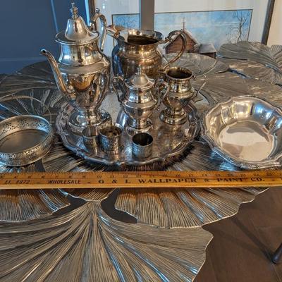 Large Collection of Silver Serving Dishes