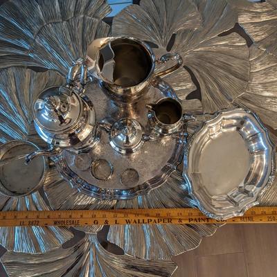 Large Collection of Silver Serving Dishes