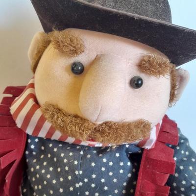Ganz Talking American Cowboy with his cowboy pigs