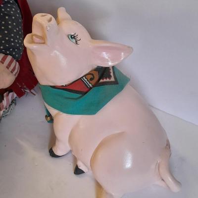 Ganz Talking American Cowboy with his cowboy pigs