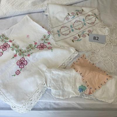 Embroidered Table Linens