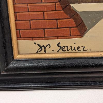 Signed Original Oil Painting by Jean-Pierre Serrier "Photo"