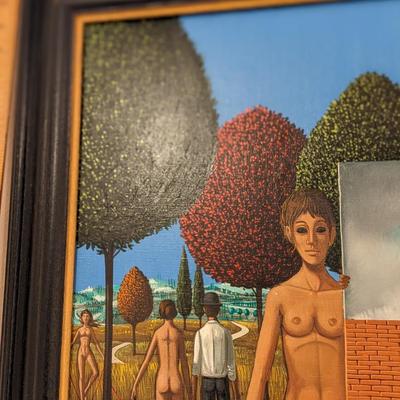 Signed Original Oil Painting by Jean-Pierre Serrier "Photo"