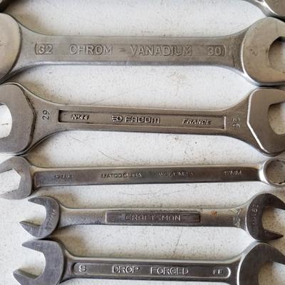 Double Open End Wrenches & A Combo Wrench