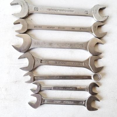 Double Open End Wrenches & A Combo Wrench