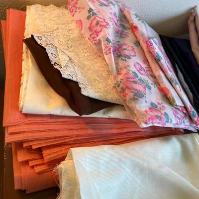 Flat of colorful material