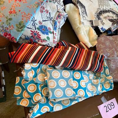 More colorful Vintage material.
