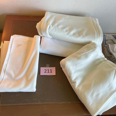 Bigger pieces of white material