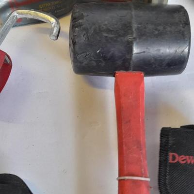 Caulking gun, Rubber mallet, Hatchet and more