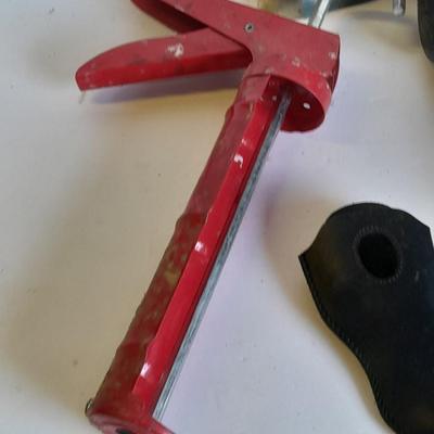 Caulking gun, Rubber mallet, Hatchet and more