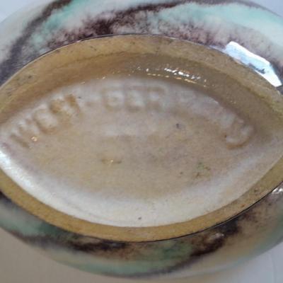 Vintage West Germany covered dish and lidded dish / trinket dish music box
