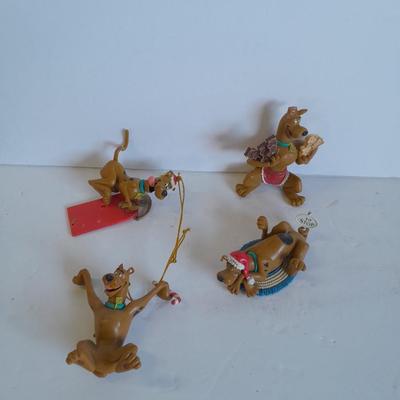 Four Scooby Doo Christmas Ornaments