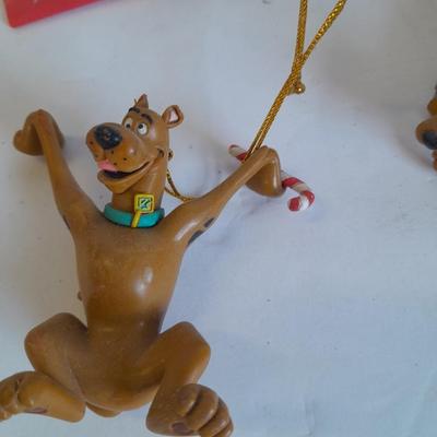 Four Scooby Doo Christmas Ornaments