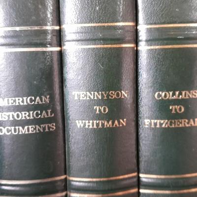 The Harvard Classics Deluxe Edition books with Masterplots annual's 35 books total