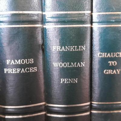 The Harvard Classics Deluxe Edition books with Masterplots annual's 35 books total