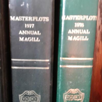 The Harvard Classics Deluxe Edition books with Masterplots annual's 35 books total