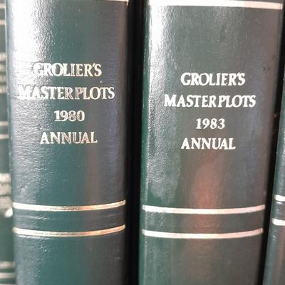 The Harvard Classics Deluxe Edition books with Masterplots annual's 35 books total