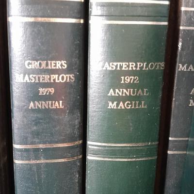 The Harvard Classics Deluxe Edition books with Masterplots annual's 35 books total