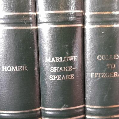 The Harvard Classics Deluxe Edition books with Masterplots annual's 35 books total