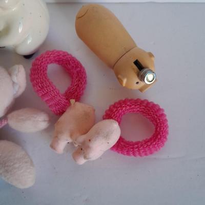 Pig lighters, piggy bank, Pig salt & pepper shakers and more