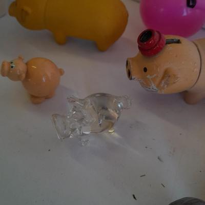 Pig lighters, piggy bank, Pig salt & pepper shakers and more