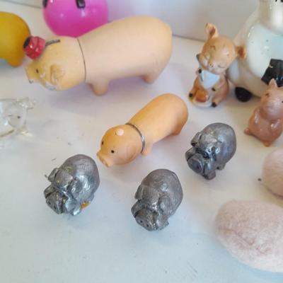 Pig lighters, piggy bank, Pig salt & pepper shakers and more