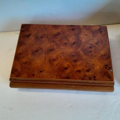 Lane cedar Jewlery box with two other wooden trinket boxes