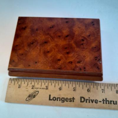 Lane cedar Jewlery box with two other wooden trinket boxes