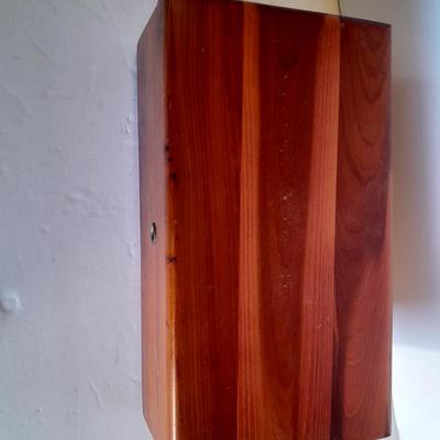 Lane cedar Jewlery box with two other wooden trinket boxes