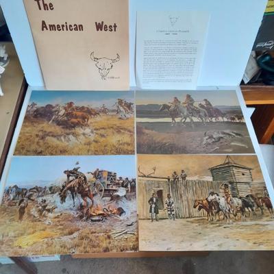 Charles Marion Russell "The American West" prints
