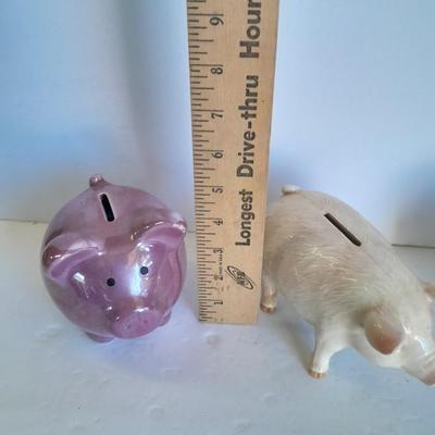 Pig Piggy bank trio