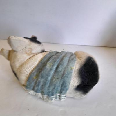 Pig musical box, treasure box, and pig figure