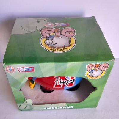 Pig Leaguers Nebraska Corn Huskers Piggy bank