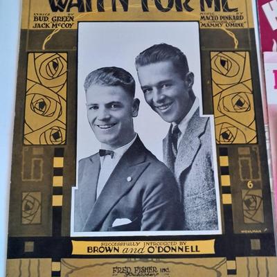 Collection of older sheet music