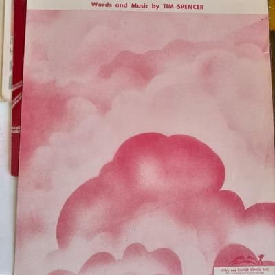 Collection of older sheet music