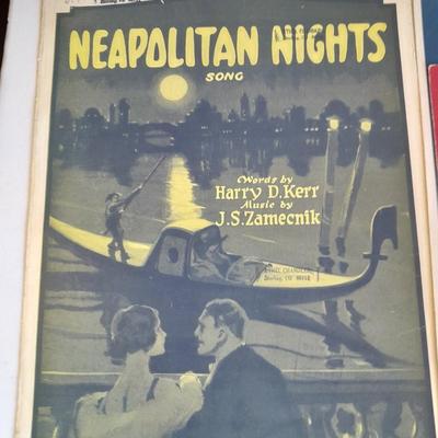 Collection of older sheet music