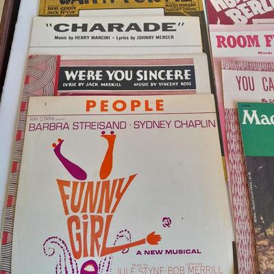 Collection of older sheet music