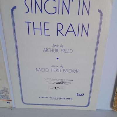 Collection of older sheet music