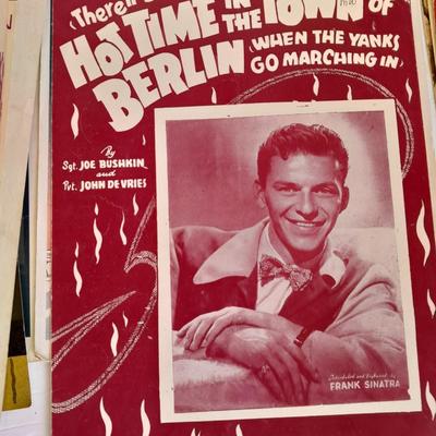Collection of older sheet music