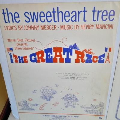 Collection of older sheet music