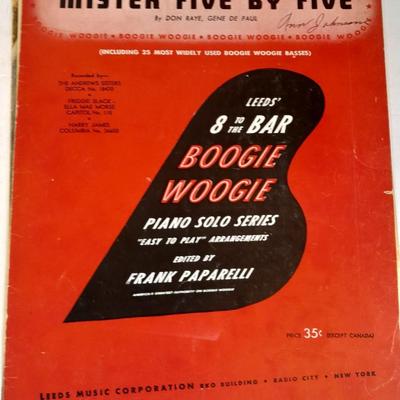 Collection of older sheet music