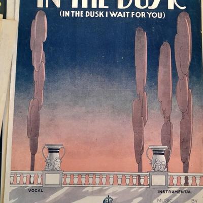 Collection of older sheet music