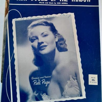 Collection of older sheet music