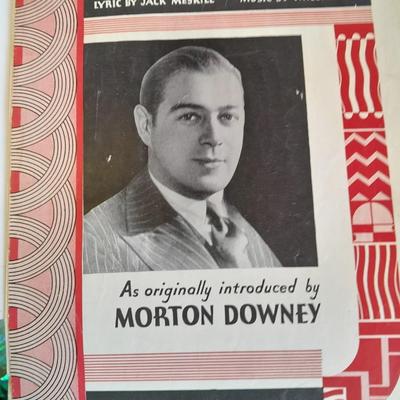 Collection of older sheet music