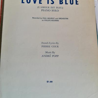 Collection of older sheet music