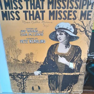 Collection of older sheet music