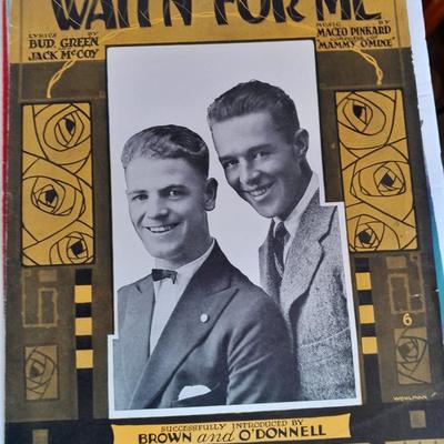 Collection of older sheet music
