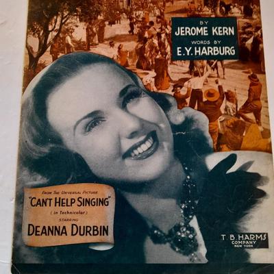 Collection of older sheet music