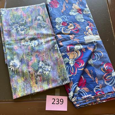 80s Floral Print material